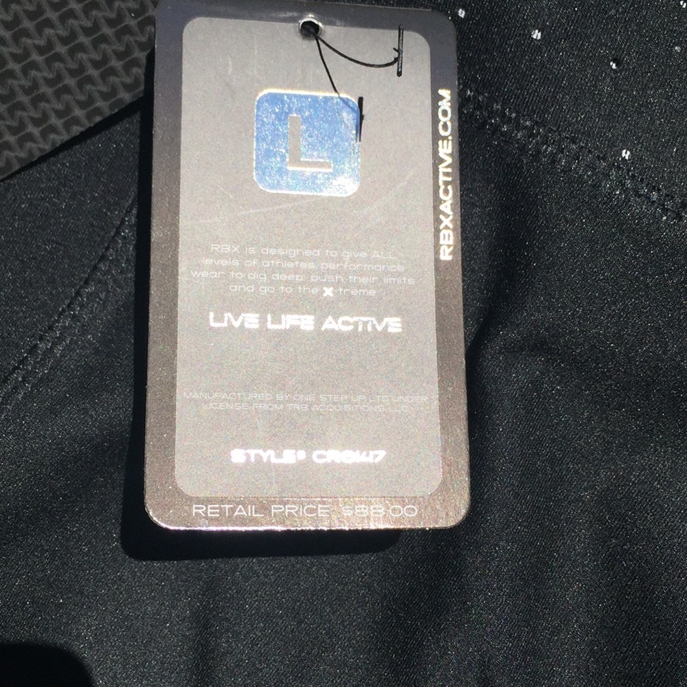 RBX Black Athletic pants size L - Picture 5 of 7